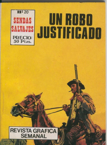 Sendas Salvajes numero 020: Un robo justificado: Buck John