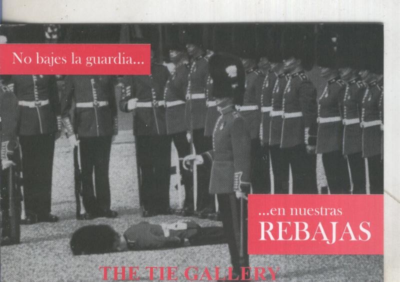 Postal 5368 : Propaganda comercial The Tie Gallery de Madrid