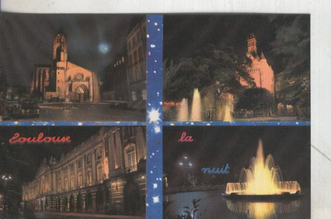 Postal 5389 : Toulouse la nuit-Francia
