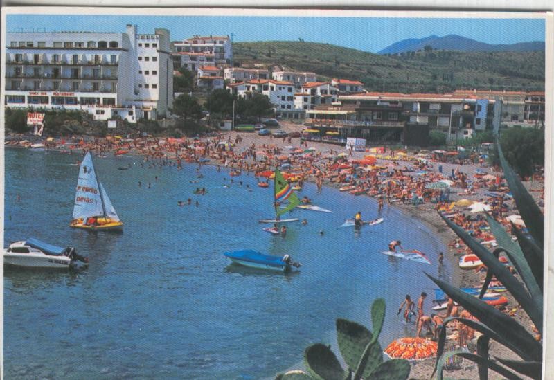 Postal 5427 : Cala Grifeu de Llança (recortada de un lateral sin afectar imagen)