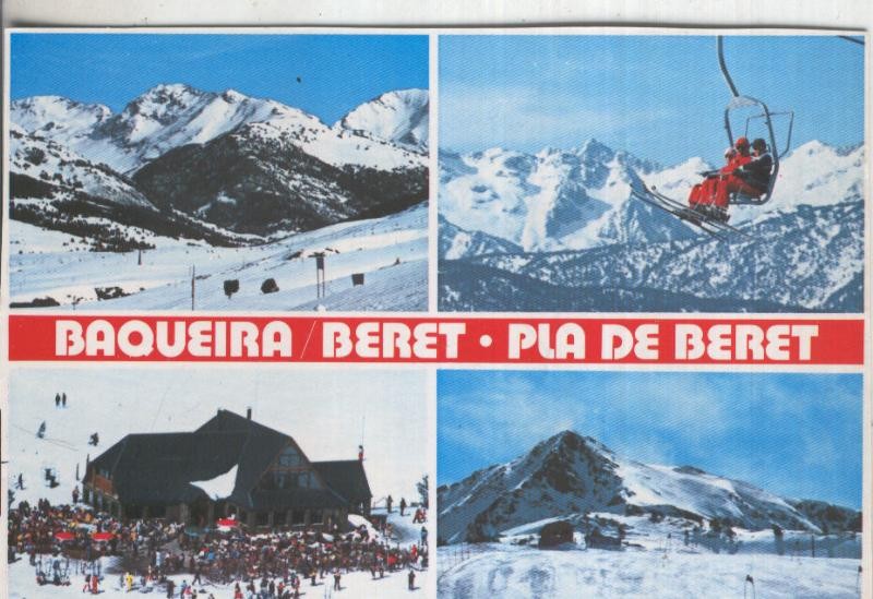 Postal 5434 : Baqueira Beret (recortada de lateral sin afectar imagen)