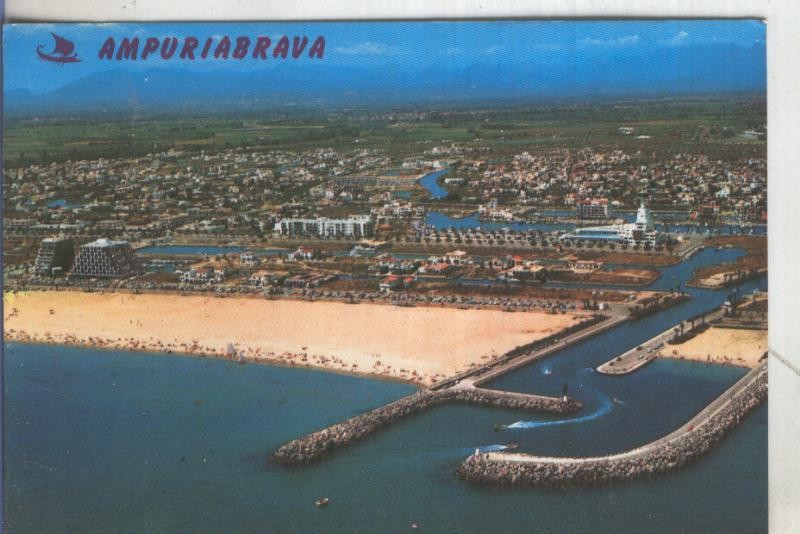 Postal 5471 : Vista aerea de Ampuriabrava