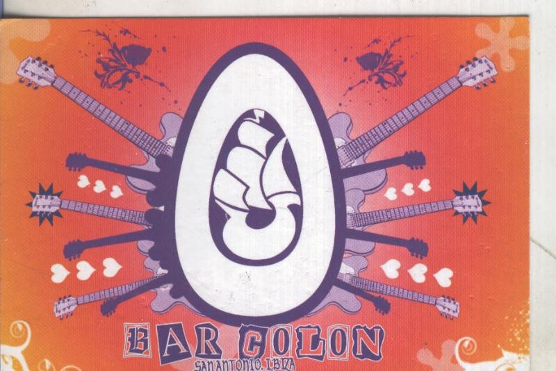Postal 5494 : Propaganda de Bar Colon de San Antonio (Ibiza)