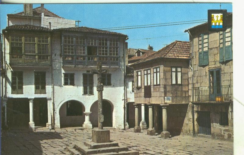 Postal 5552 : Plaza de la Leña (Pontevedra)