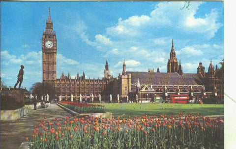 Postal 5558 : Big Ben and parliament Square, London