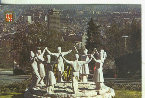 Postal 5585 : Monumento a la sardana (Barcelona)