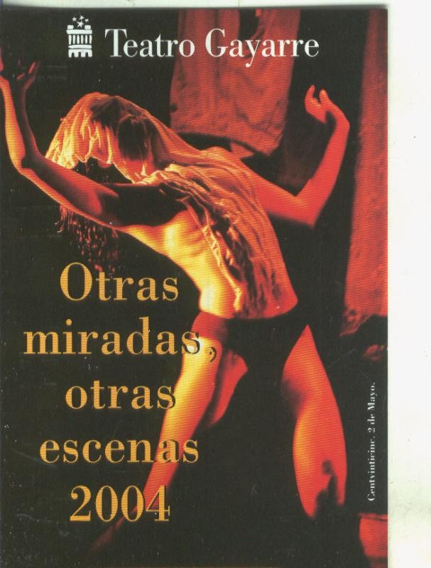 Postal 5619 : Propaganda de Teatro Gayarre 2004, Pamplona