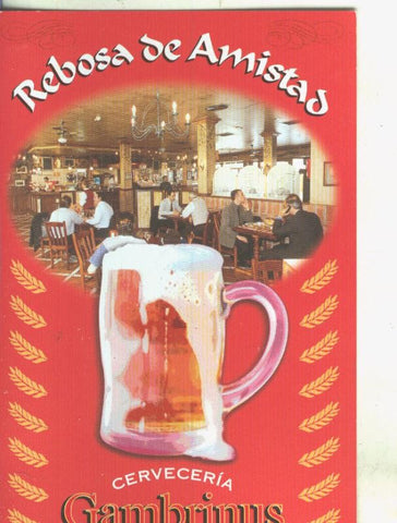Postal 5650 : Propaganda de Cerveceria Gambrinus, Pamplona