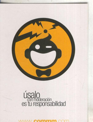 Postal 5671 : Propaganda de www.commm.com: usalo con moderacion