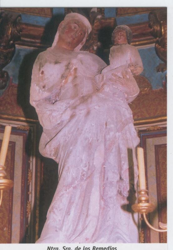 Postal Virgenes 269 : Nuestra Señora de los Remedios, iglesia Merced (murcia)