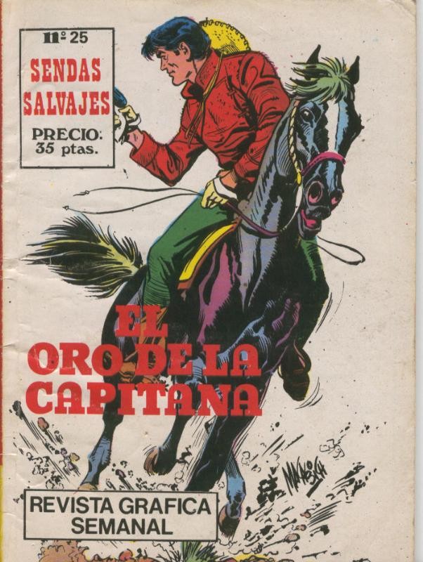 Sendas Salvajes numero 025: El oro de la capitana