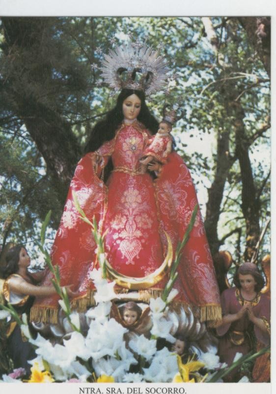 Postal Virgenes 321 : Nuestra Señora del Socorro, patrona de Illana (Guadalajara)