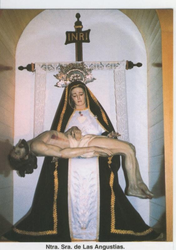 Postal Virgenes 332 : Nuestra Señora de las Angustias, patrona de Loeches (madrid)