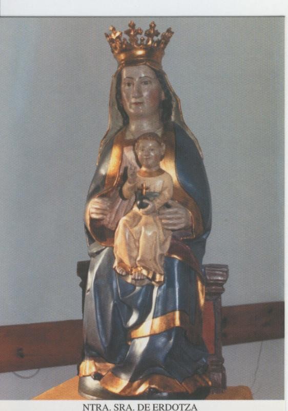 Postal Virgenes 355 : Nuestra Señora de Erdotza, Markina-Xemein (Vizcaya)