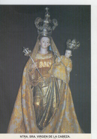 Postal Virgenes 369 : Nuestra Señora Virgen de la Cabeza, patrona Capileira (Granada)