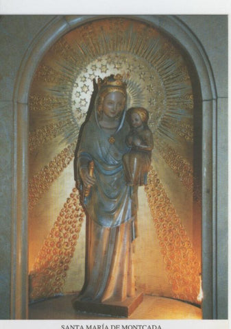 Postal Virgenes 374 : Santa Maria de Montcada, patrona de Montcada i Reixac (Barcelona)