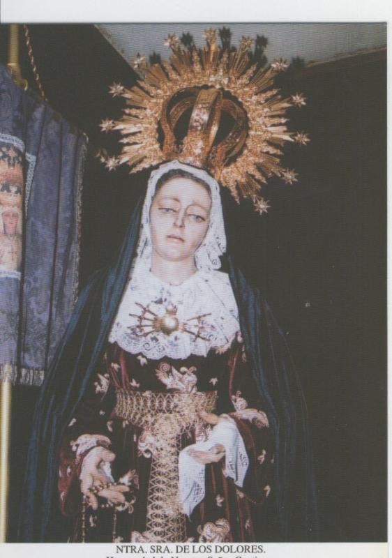 Postal Virgenes 375 : Nuestra Señora de los Dolores, Badalona (Barcelona)