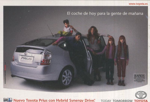Postal 5740 : Publicitaria Nuevo Toyota Prius