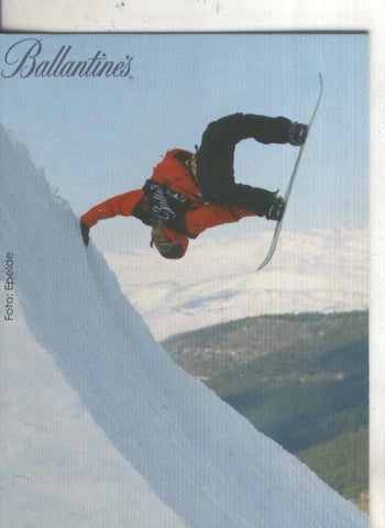 Postal 5791 : Publicitaria circuito Ballantines de Snowboard