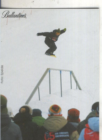 Postal 5795 : Publicitaria XIV circutio Ballantines de Snowboard