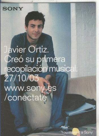 Postal 5819 : Publicitaria Sony: Javier Ortiz