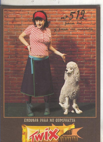 Postal 5846 : Publicitaria Twix