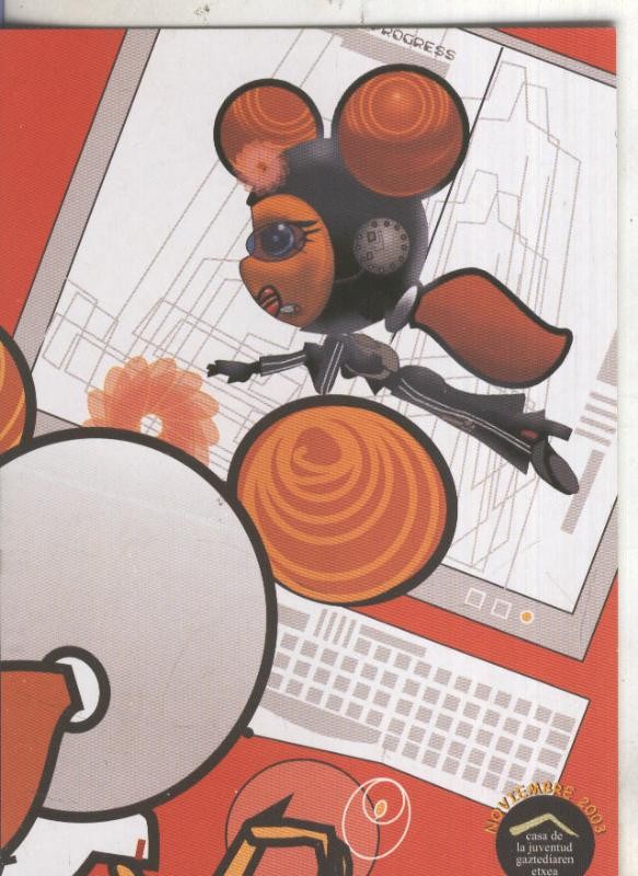 Postal 5860 : Publicitaria programacion noviembre 2003, pamplona joven