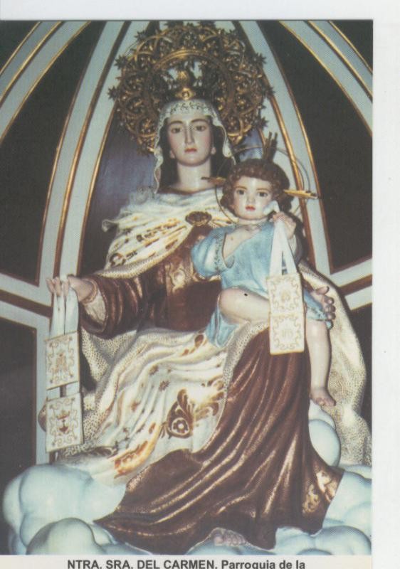 Postal Virgenes 377 : Nuestra Señora del Carmen, parroquia Inmaculada de Torrevieja (alicante)