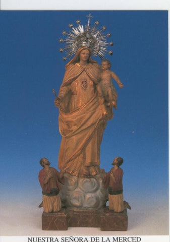Postal Virgenes 379 : Nuestra Señora de la Merced-Mercedarios-Salamanca