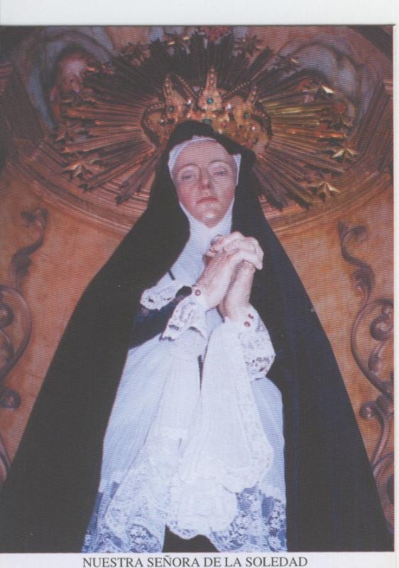 Postal Virgenes 382 : Nuestra Señora de la Soledad, Santa Maria del Cami (Mallorca)