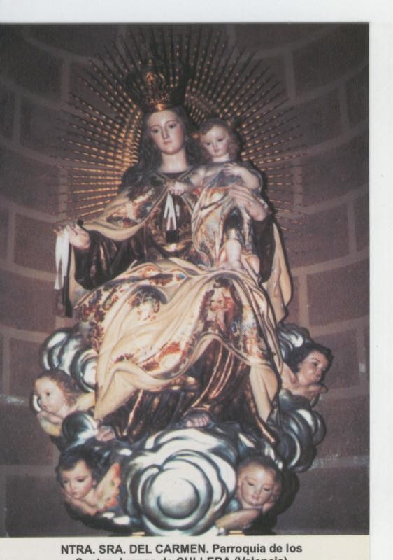 Postal Virgenes 387 : Nuestra Señora del Carmen, Cullera (Valencia)