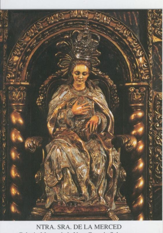 Postal Virgenes 396 : Nuestra Señora de la Merced, colegio mayor Vera Cruz (Salamanca)