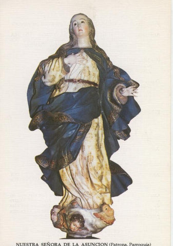 Postal Virgenes 413 : Nuestra Señora de la Asuncion, Pastrana (Guadalajara)