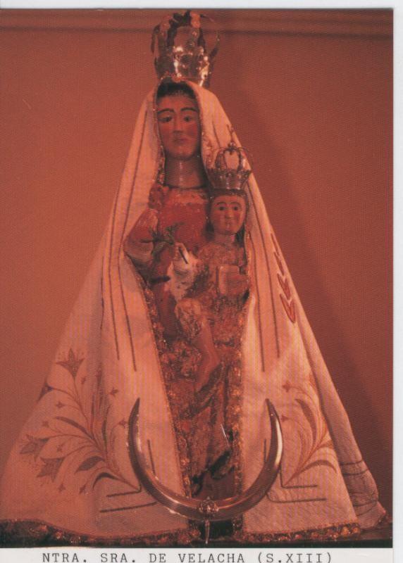 Postal Virgenes 427 : Nuestra Señora de Velacha, patrona de Velacha (Soria)