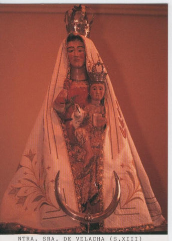 Postal Virgenes 427 : Nuestra Señora de Velacha, patrona de Velacha (Soria)