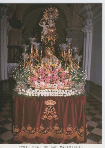 Postal Virgenes 428 : Nuestra Señora de las Maravillas, patrona de Cehegin (Murcia)