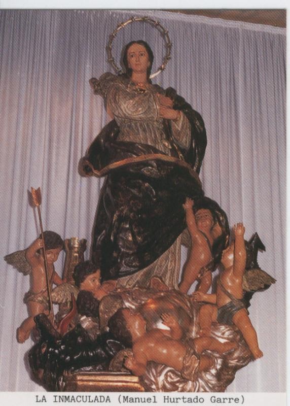 Postal Virgenes 431 : La Inmaculada, patrona de San Antonio(alicante)
