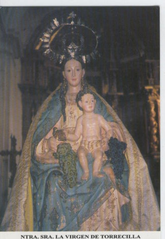 Postal Virgenes 454 : Nuestra Señora la Virgen de Torrecilla, Castrillo de solarana (Burgos)