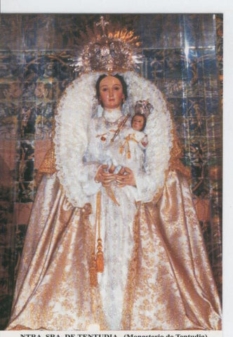 Postal Virgenes 456 : Nuestra Señora de Tentudia, patrola Calera de Leon (Badajoz)
