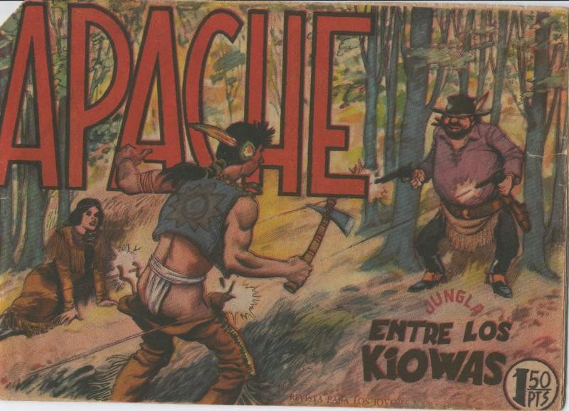 Apache primera serie de editorial Maga  numero 07: Entre los Kiowas