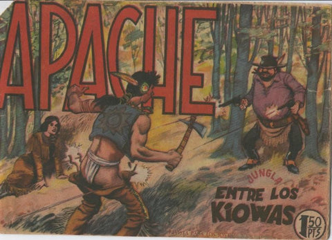 Apache primera serie de editorial Maga  numero 07: Entre los Kiowas
