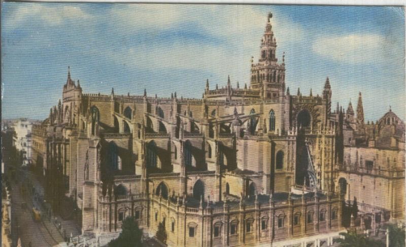 Postal 5944 : Vista general de la catedral de Sevilla