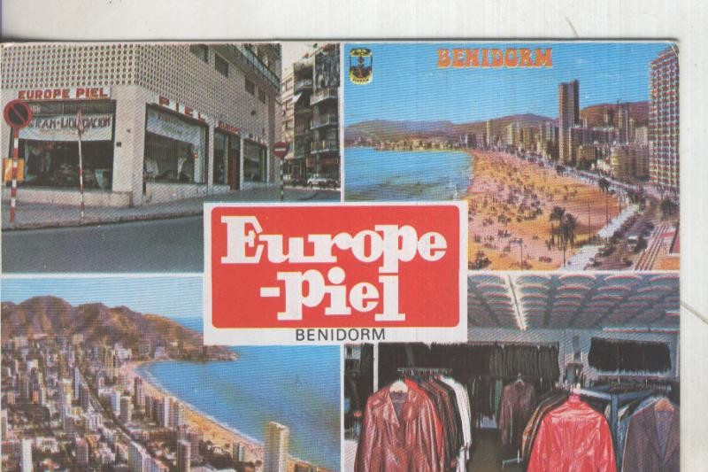 Postal 5960 : Publicitaria fabrica Europe Piel de Benidorm