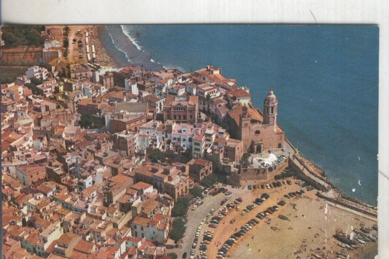 Postal 5963 : Vista aerea de Sitges