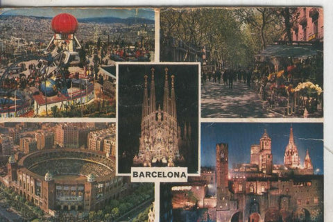 Postal 5975 : Vistas diversas de Barcelona