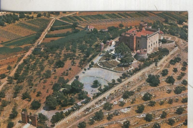 Postal 6005 : Vista aerea del castillo de Castelldefels, Barcelona