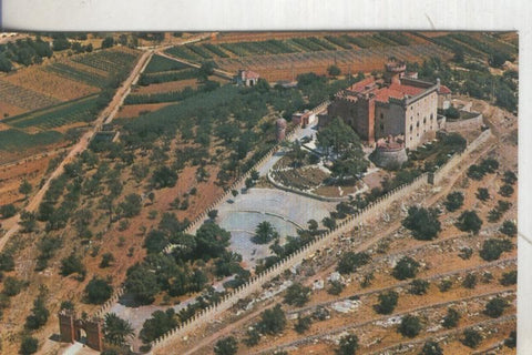 Postal 6005 : Vista aerea del castillo de Castelldefels, Barcelona