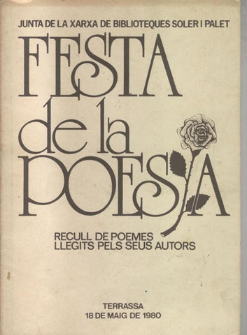 Festa de la Poesia: Joaquim Salvador-Antonio S.Roca-Ramon Alzamora
