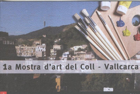 Postal 6070 : Publicitaria primera mostra art del Coll-Vallcarca, Barcelona