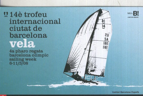 Postal 6073 : Publicitaria 14 trofeu vela ciutat de barcelona